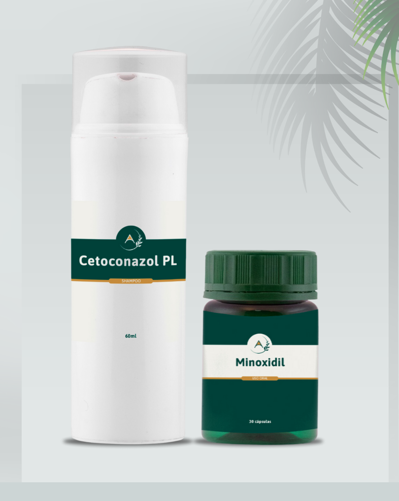 Minoxidil 2,5 mg  + Cetoconazol PL