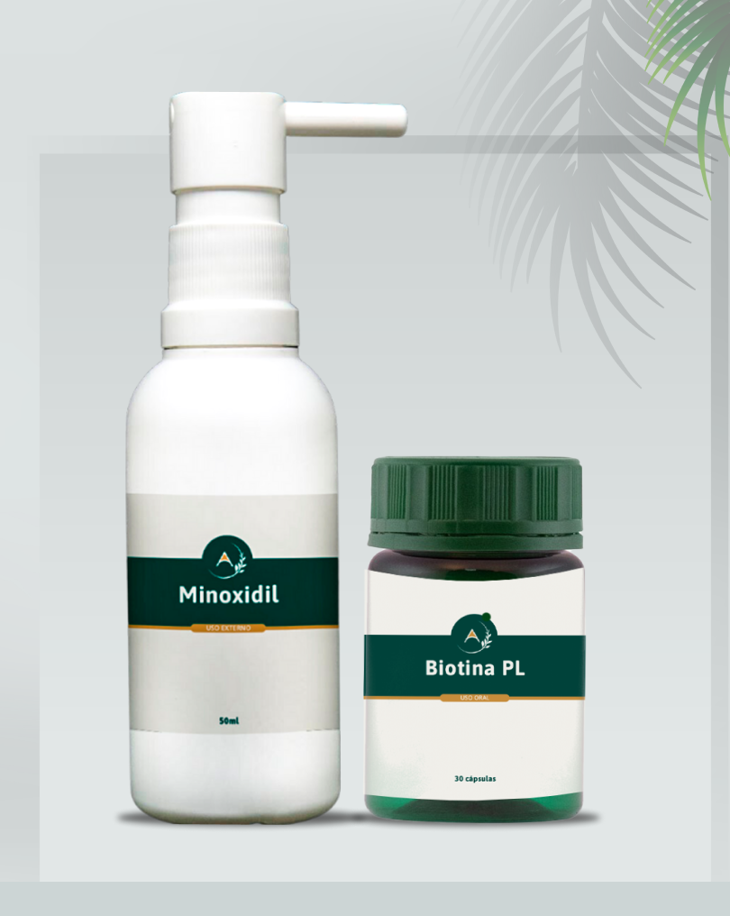 Minoxidil T�pico +  Biotina PL