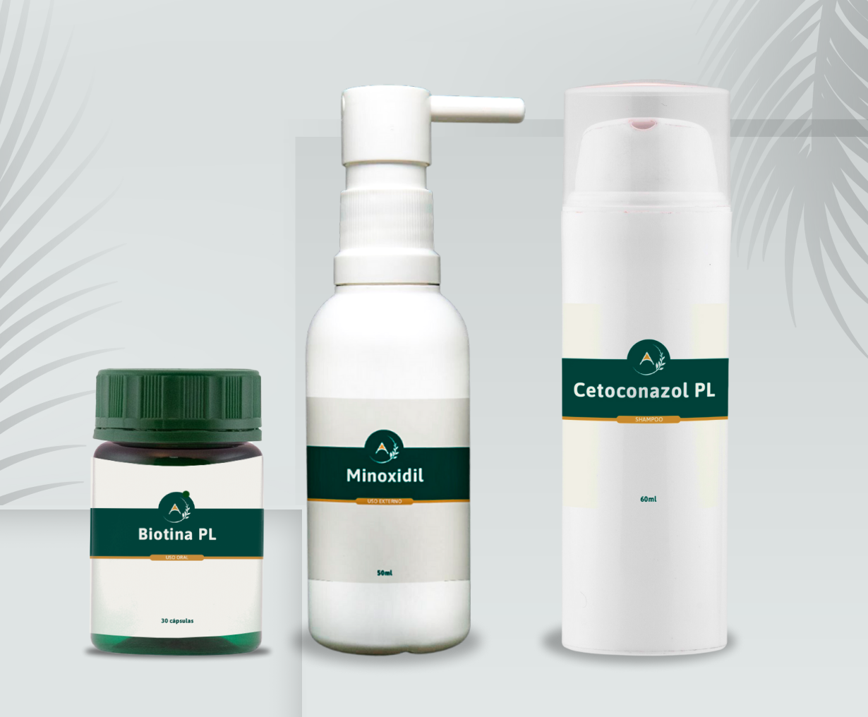 Minoxidil (Oral + T�pico) + Cetoconazol PL