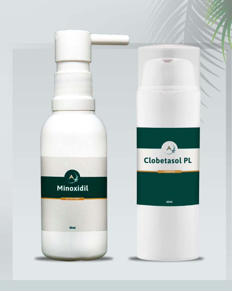 Minoxidil T�pico + Clobetasol PL